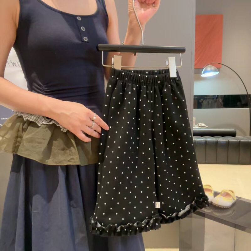2025女宝宝秋季新款女童裤子花边儿童直筒裤宽松韩版洋气百搭裤子|undefined