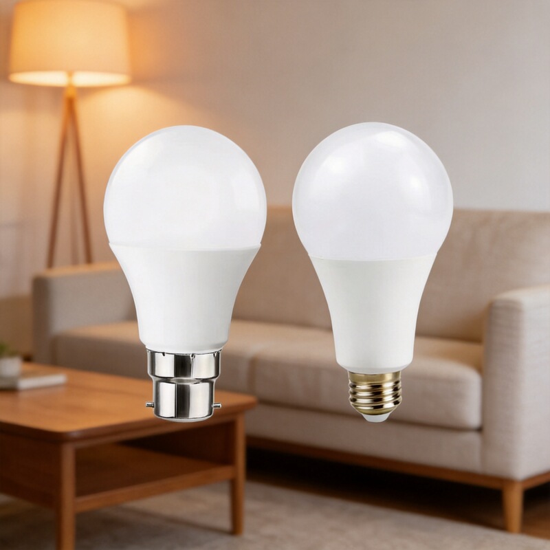 E27 screw base LED bulb for home use, white light energy-saving bulb, PC flicker-free, suitable for supermarkets, factories, and indoor lighting