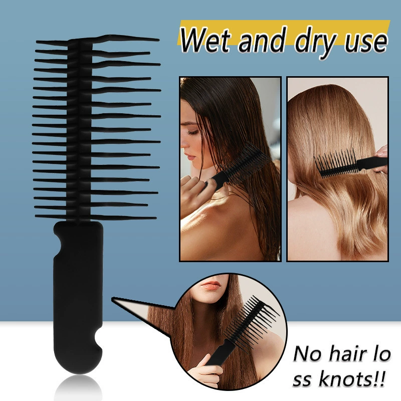 Anti-knotting wet brush Анти-узелки влажные расческа для волос без повреждений Расческа для укладки волос Многофункциональная расческа для укладки волос