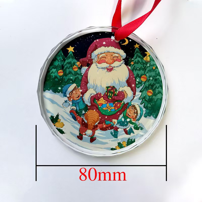 クリスタルペンダントひまわり家の装飾クリスマスラウンドかわいい漫画パターンペンダントメーカー卸売|undefined
