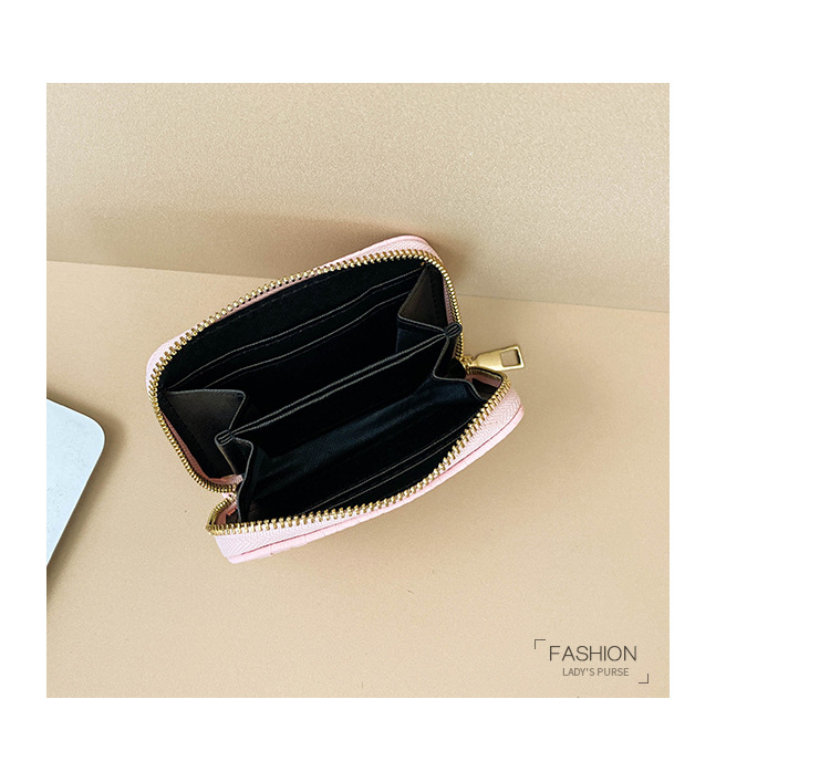 Frau Einfarbig Pu-Leder Reißverschluss Brieftaschen display picture 15