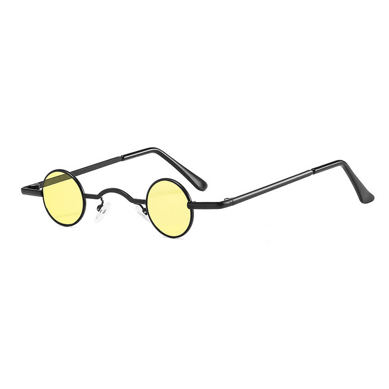 Trendy Retro Round Sunglasses For Men And Women Small Frame_voghion.com