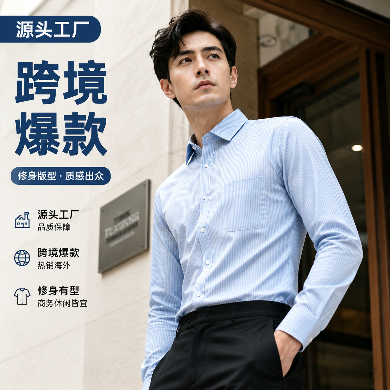 Solid color shirt