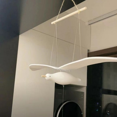 空飛ぶカモメ手作り木製空中ペンダント民俗ホテルバランスペンダント子供のおもちゃ空飛ぶ鳥