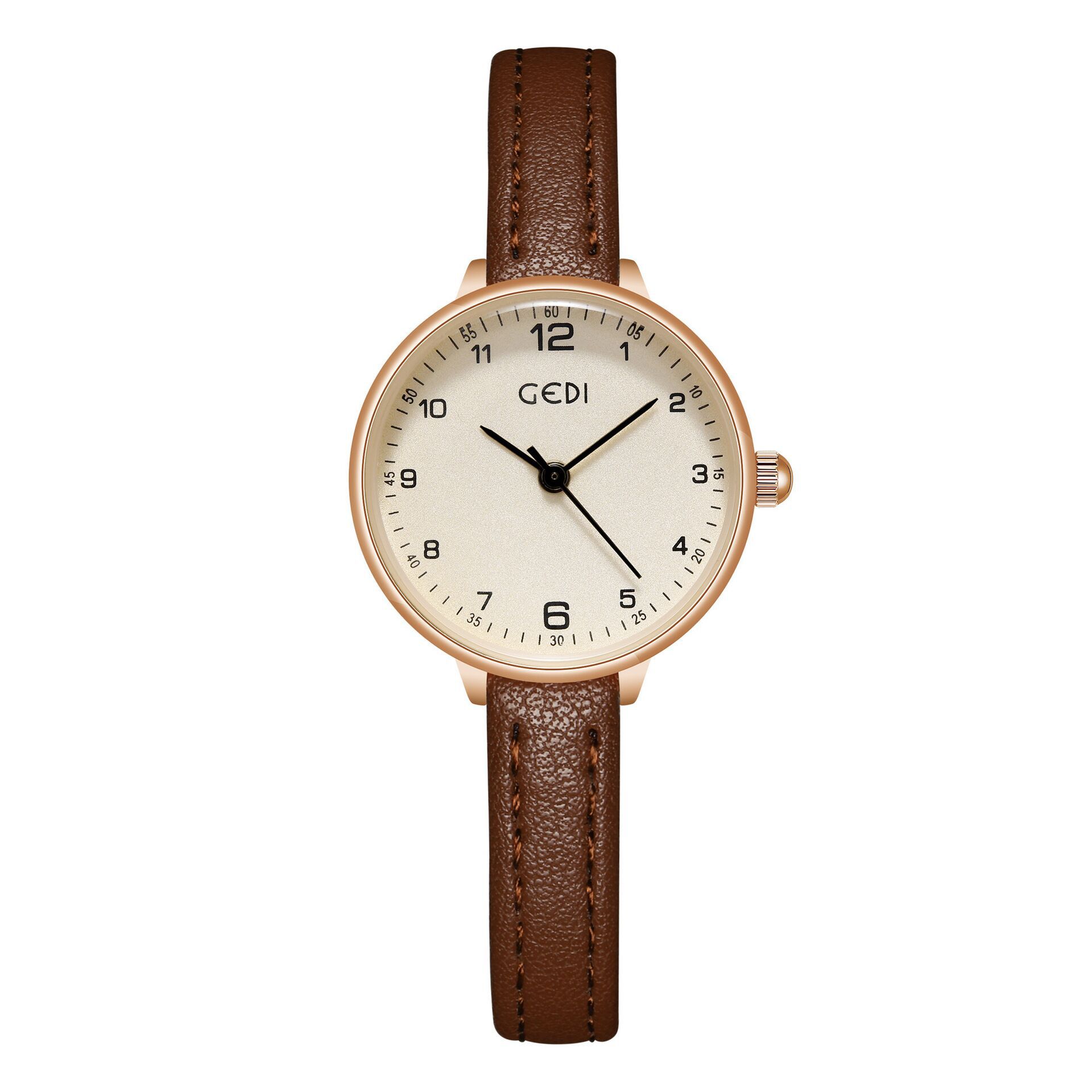 Reloj mujer cuarzo minimalista estilo estudiante moda casual_voghion.com