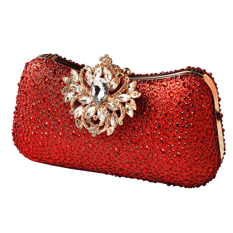 Bolsa de cena de lujo de diamante de dama transfronteriza, bolsa de mano de vestido de fiesta europea y americana, bolsa de cena de alta calidad cheongsam
