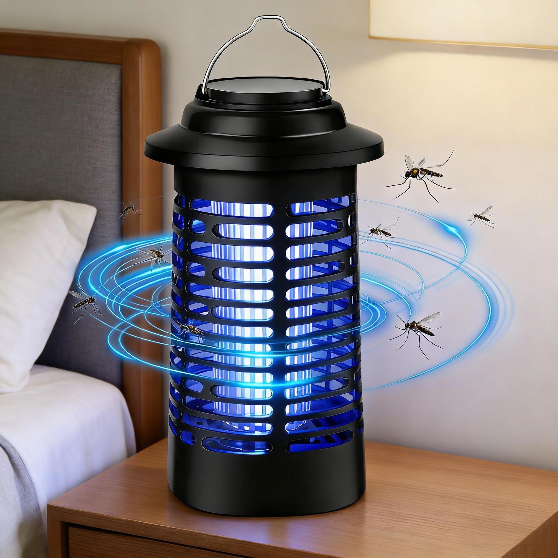 Cross-Border Mosquito Killer Lamp, Indoor and Outdoor Purple Light Mosquito Trap, Electric Shock Insect Killer Lamp, Amazon's Best-Selling Mosquito Killer