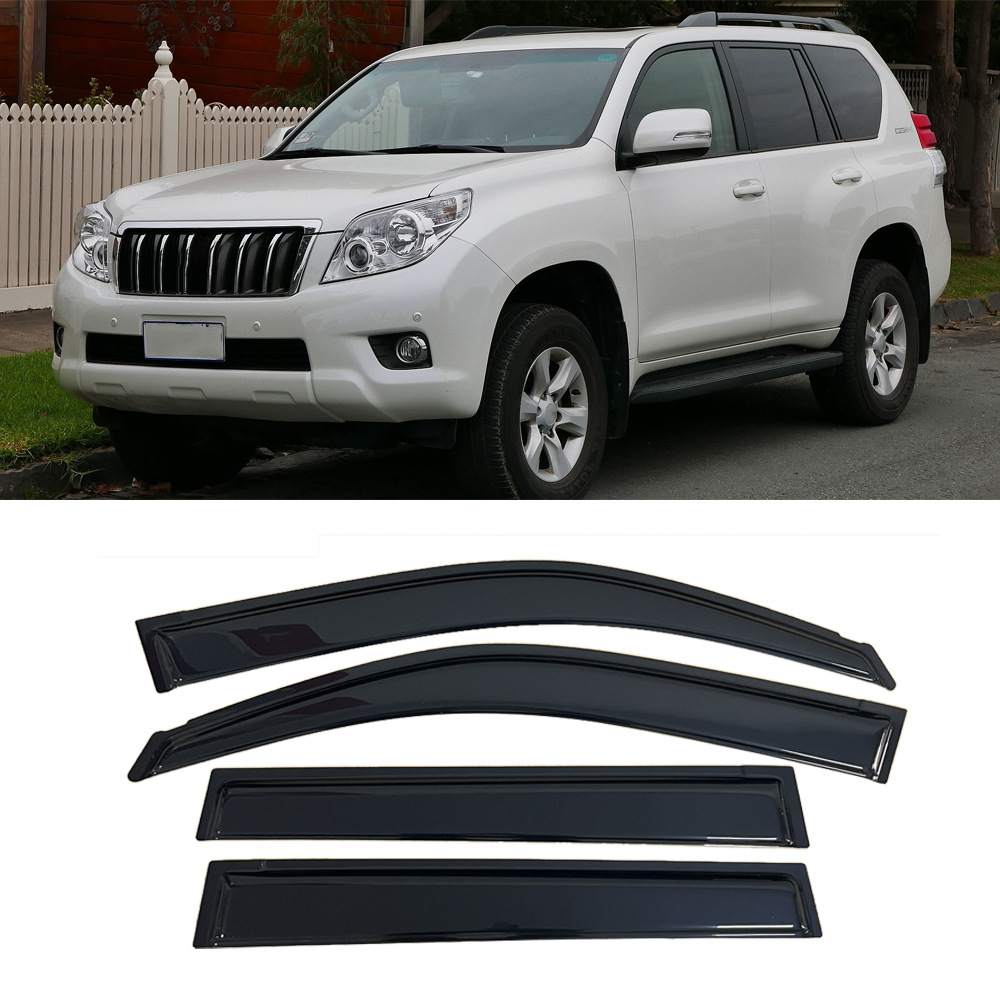 Toyota Toyota LAND CRULSER PRADO J150 2010-2021 Window Visor (Rain shield) - for-land-crulser-prado-j150-2010-20214pcs