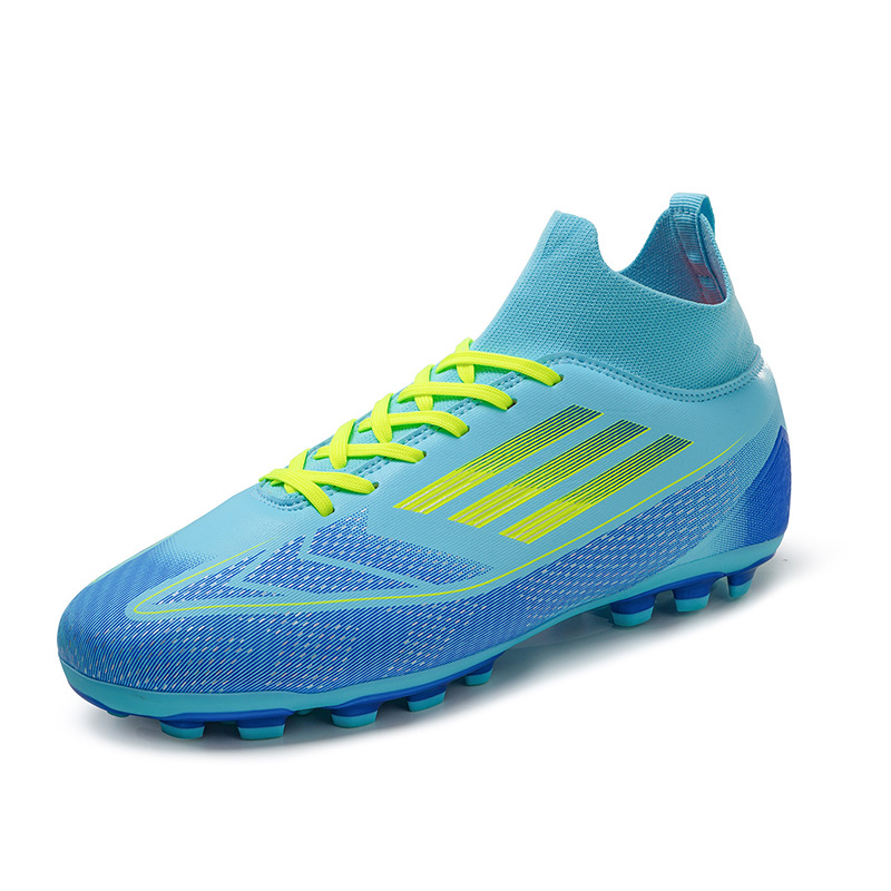 2025 nuevos zapatos de fútbol para hombres y mujeres AG clavos largos zapatos de entrenamiento antideslizantes juveniles zapatos de moda de estudiantes