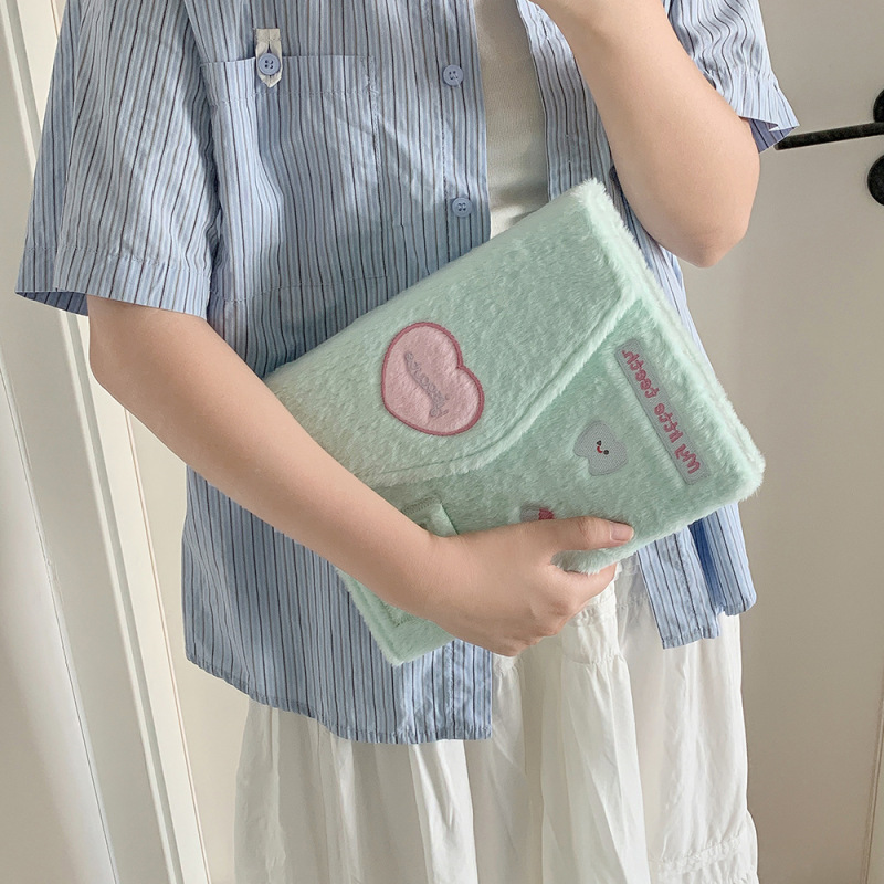 少女韩版磁吸信封毛绒相册A5全包立体三寸收纳册学生追星小卡卡册|undefined