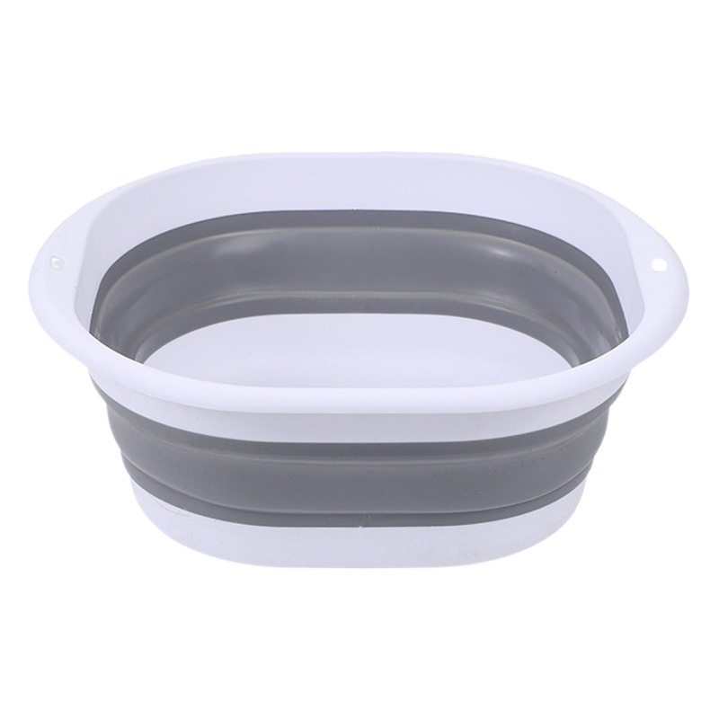 Lavabo plegable para estudiantes de dormitorio lavabo portátil de plástico de viaje lavabo de compresión lavabo de agua plegable para uso doméstico