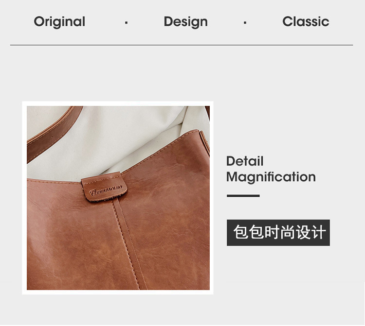 New fashionable and versatile women's single-shoulder bag and women's bag, a best-selling large-capacity bucket bun for European and American foreign trade undefined