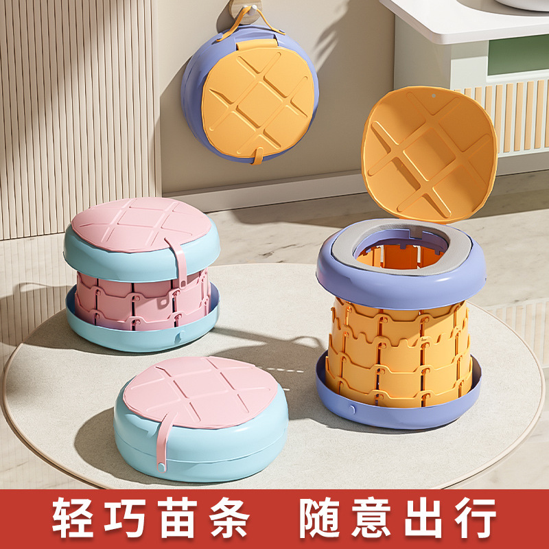 Carefully Selected Portable Car-Mounted Children's Urinal Toilet Folding Baby Travel Urinal Camping Outing Toilet