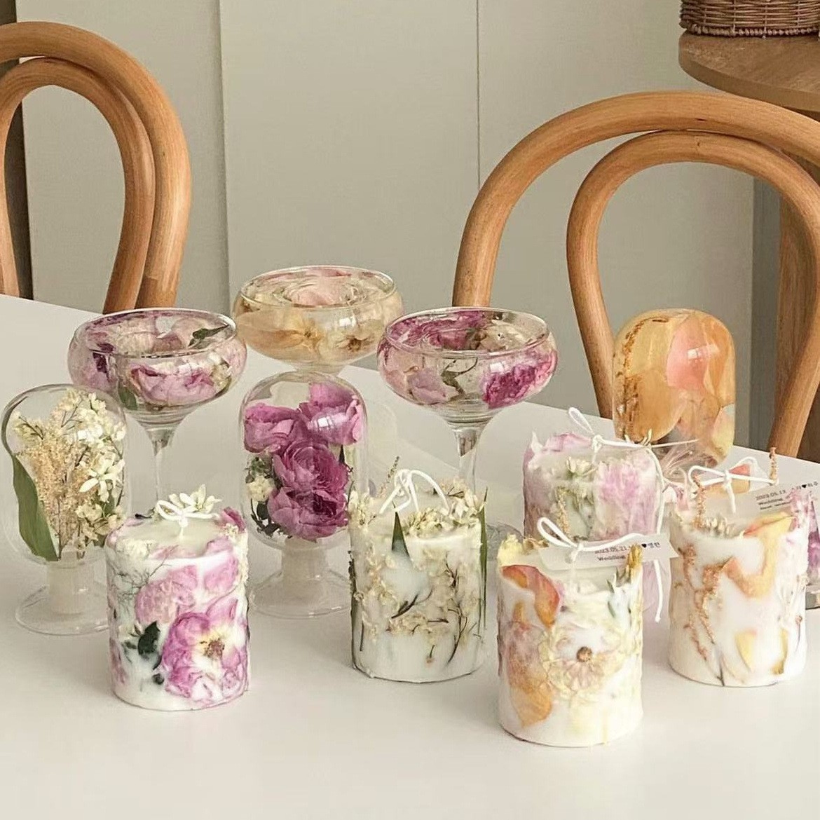 Asia transfronteriza flores secas de flores eternas rosas de incienso caja de regalo de cumpleaños regalo de mano de boda aroma del dormitorio