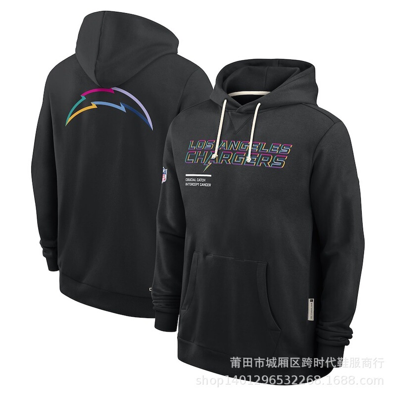 外贸2025新款NFL橄榄球男士连帽卫衣户外休闲运动连帽衫HOODIE 冬|undefined