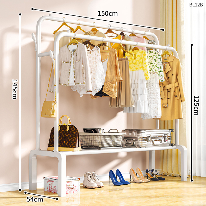 Менеджер магазина рекомендует модель из углеродистой стали 150см белого цвета + с крючком для одежды.