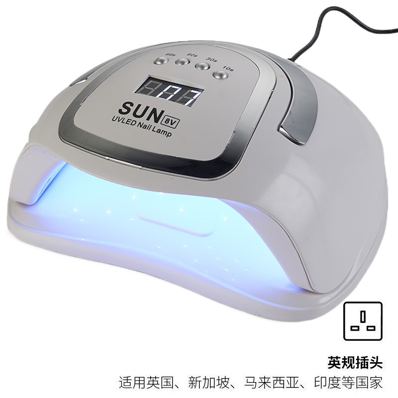 Lámpara de manicuras 192W luz de alta potencia UV + LED luz de manicuras