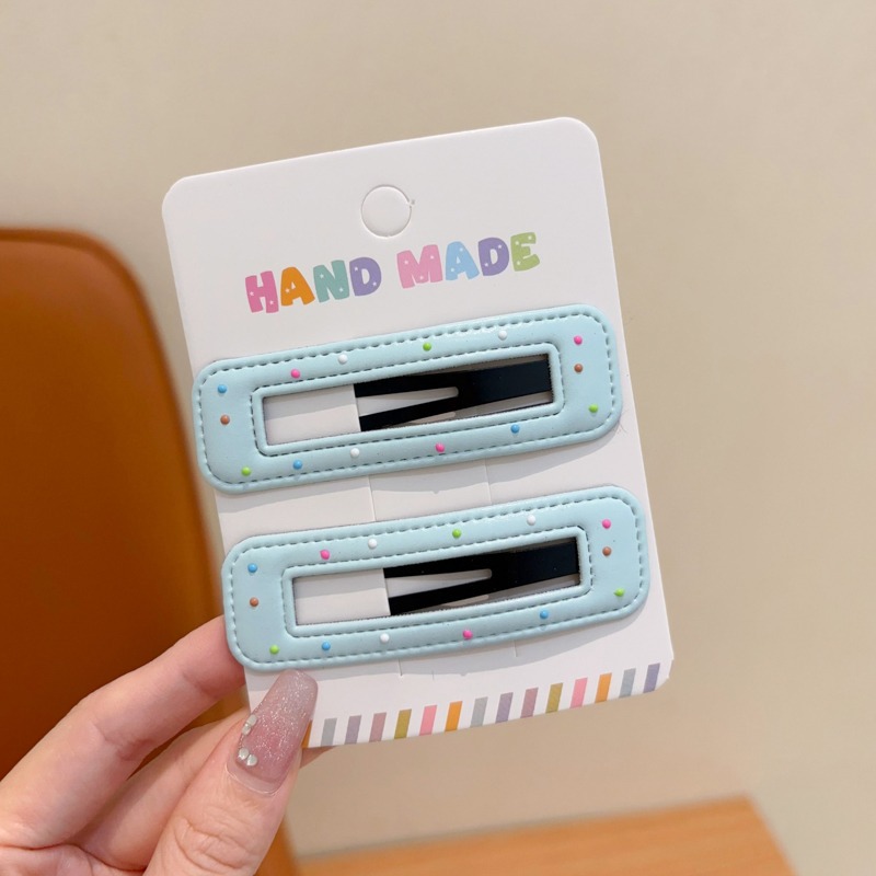 Crema para niños ultra Xianbo puntos pinzas de cabello lateral pinzas de cabello frises 2024 nuevas niñas lindas pinzas de cabello rotas toques