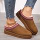 2024 Winter Round Head Solid Color Suede Casual Snow Boots Flat Heel Rubber Bottom Short Tube Daily Low Boots in stock