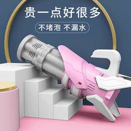 特大号加特林泡泡机儿童全自动手持电动充电款泡泡枪玩具一件起批