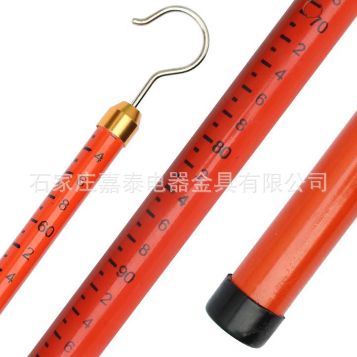 绝缘伸缩测高尺 环氧树脂测高杆 刻度清晰 电气化测距仪