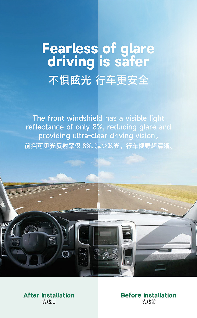 Car Heat Insulation Film, Car Sunshade and Sunscreen Film, Car Paint and Glass Film, Exclusively Available for Cross-Border Sales