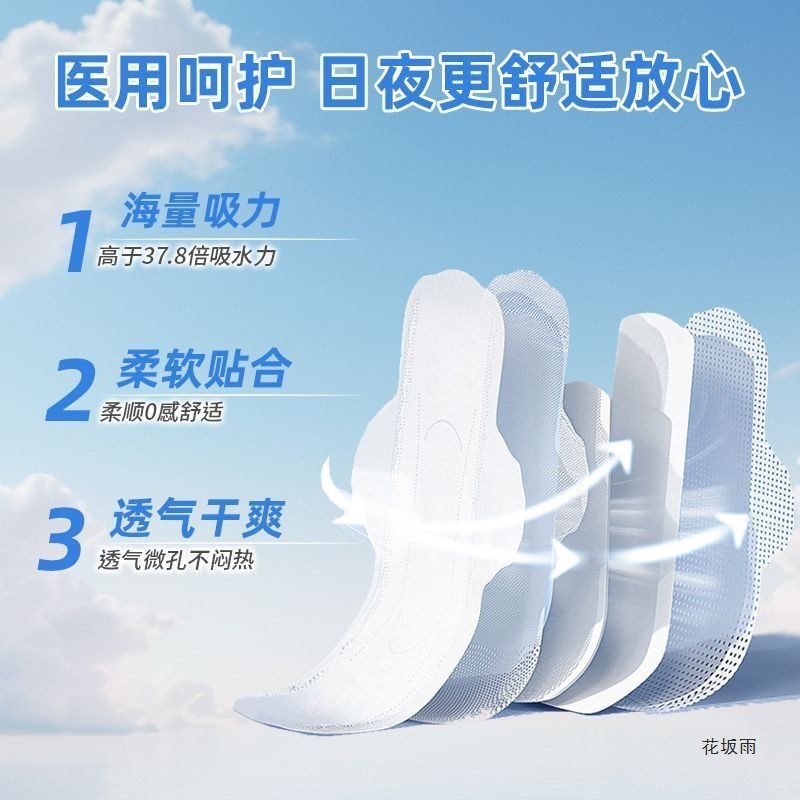 Keanshu's New Gynecological Pads, Clean and Sterilized Cotton, Soft, Breathable, Leak-Proof, Menstrual Period Sanitary Napkins, Class Ii