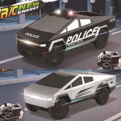 国境を越えたシミュレーションテスラサイバーピックアップ子供用大型リモコン車ドリフトリモコンおもちゃの車ホンシンモデル