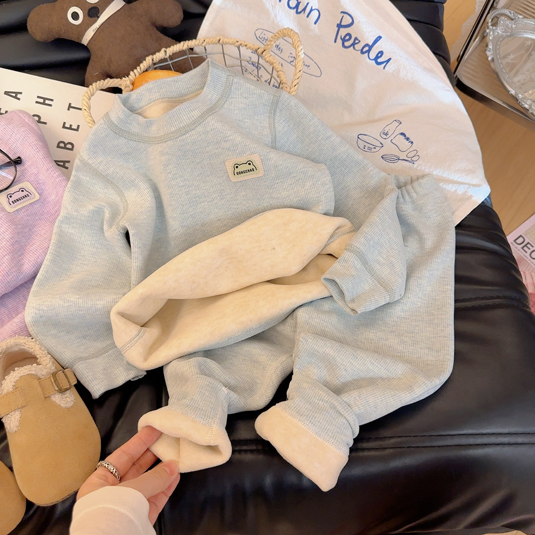 Set of bear koala fleece-light green