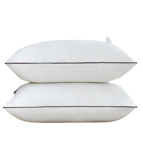 2024 model vacuum-flavored feather pillow with 600g single filling, 48*74cm, student gift wholesale