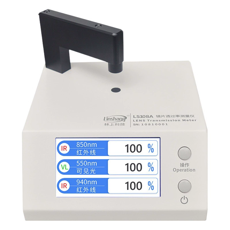 Linshang LS108D тестер пропускания объектива ИК чернила инфракрасное пропускание инструмент обнаружения пропускания