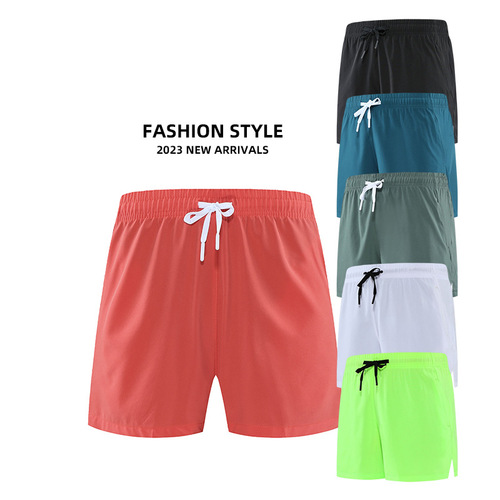 Sports quick-drying shorts men's running casual fitness outdoor loose track and field training no-knee quick-drying four-quarter pants