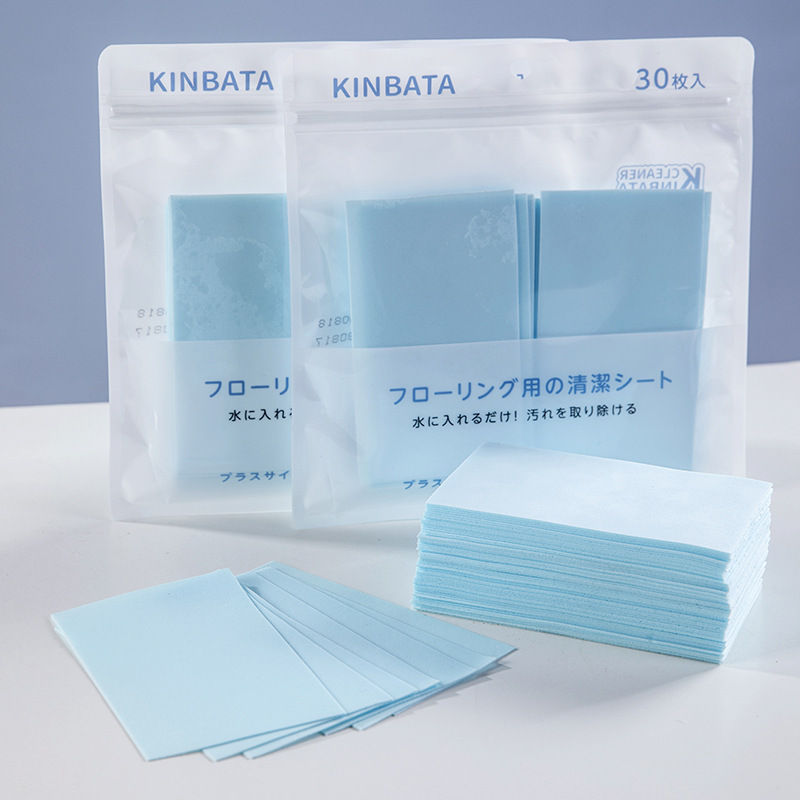 KINBATA floor cleaning tablets wooden floor tile floor care home mopping liquid 30 pieces