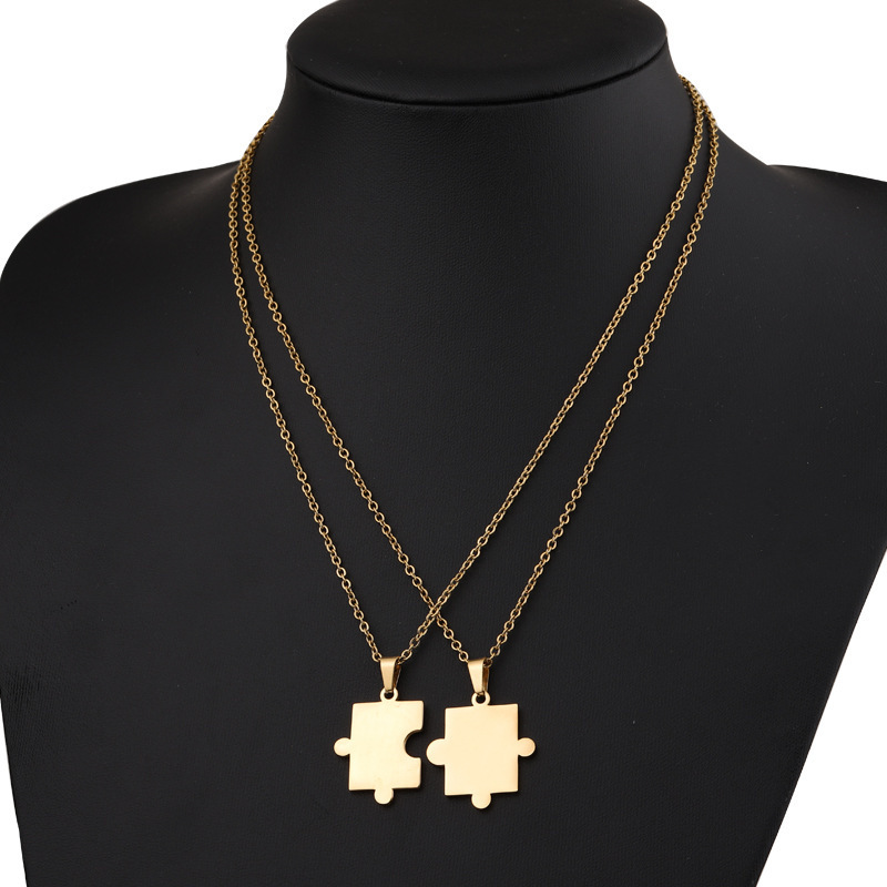 Geometric Pattern All Seasons Season Wholesale Jewelry Simple Style Geometric 304 Stainless Steel 18K Gold Plated Rose Gold Plated Plating Pendant Necklace Chain-free