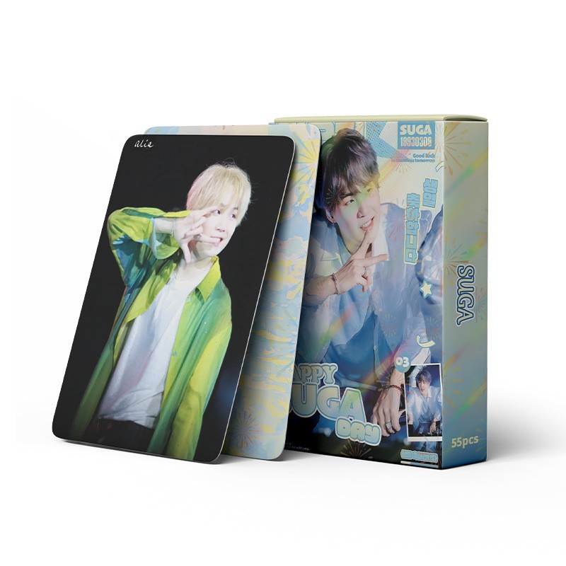 Cadena total, una gran cantidad de stock, 55 hojas de tinta BT SK IVE ATEEZ KPOP, estrellas coreanas alrededor de LOMO