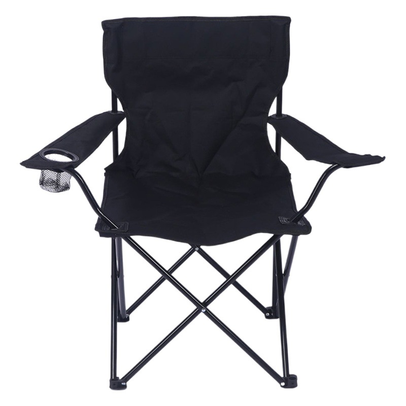Outdoor Folding Chair Backrest Folding Armrest Table and Chair Camping Fishing Camping Fishing Stool Backrest Beach Chair