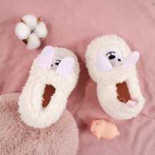 婴儿可爱棉鞋保暖秋冬新款学步鞋防滑软底0-1岁宝宝毛毛鞋批发