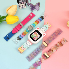 適用小米米兔兒童電話手錶4C/5C錶帶2S/U1用6C/6X多巴胺套裝夏天