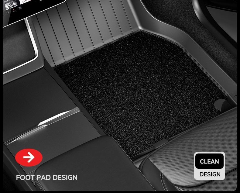 [Cross-border exclusive] Suitable for Model YL, full set of floor mats for the entire car, including front and rear trunk mats and storage bins, made of TPE material