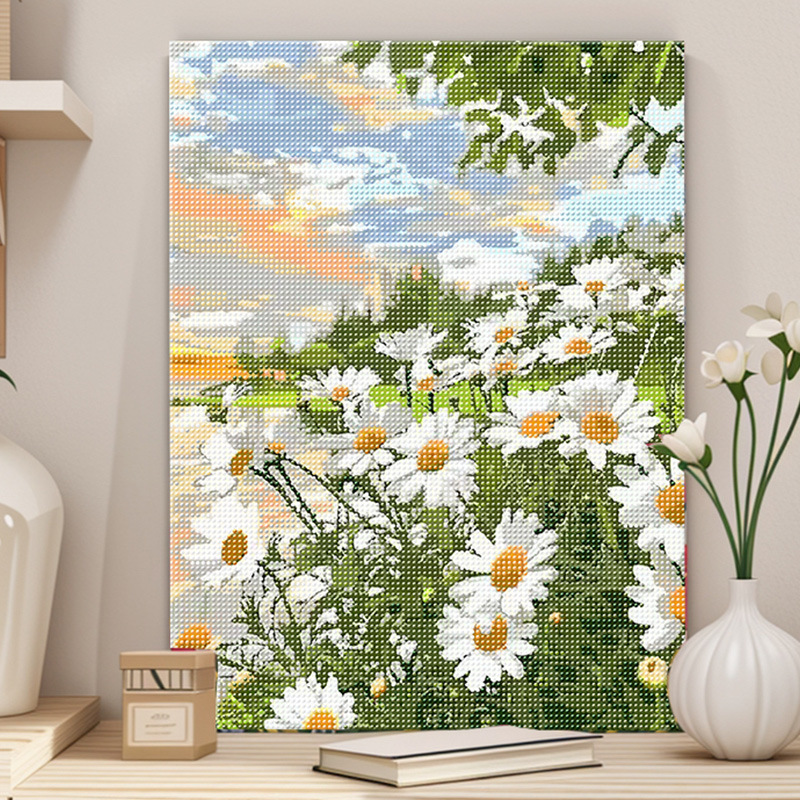 40*50 nueva serie de paisajes de animación transfronteriza pintura de diamantes niños adultos hechos a mano DIY con marco de pintura de diamantes en stock