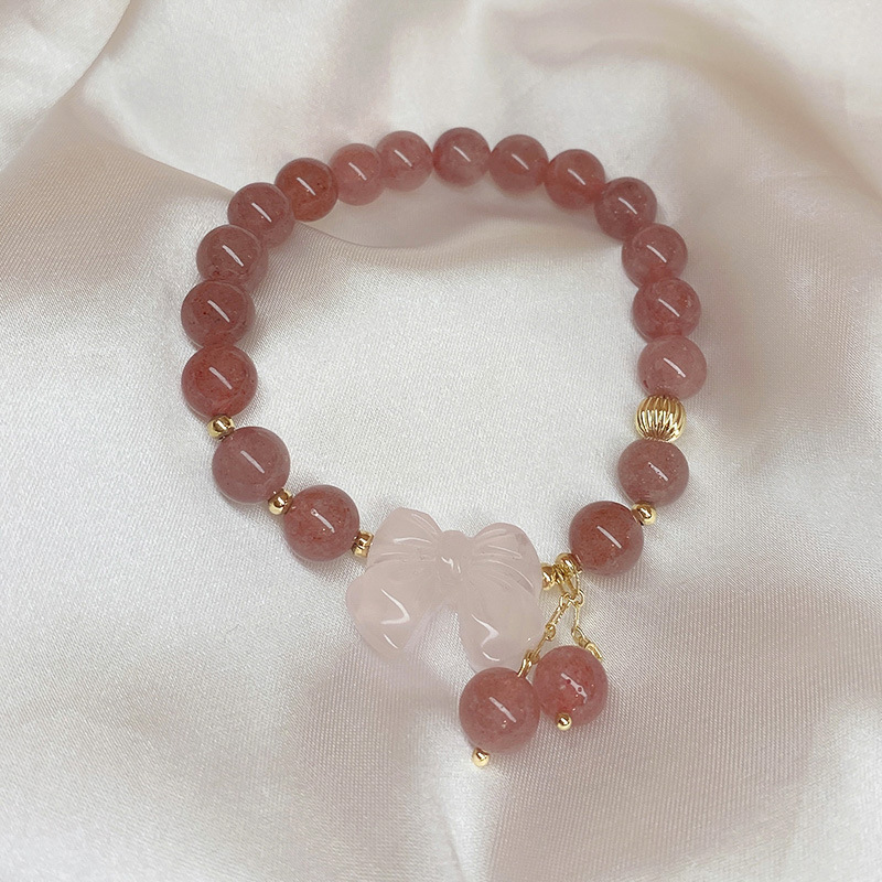 Women'S Gender Beaded, Plating, Inlay Design Sweet Flower Freshwater Pearl Agate Beaded Plating Inlay Zircon Bracelets
