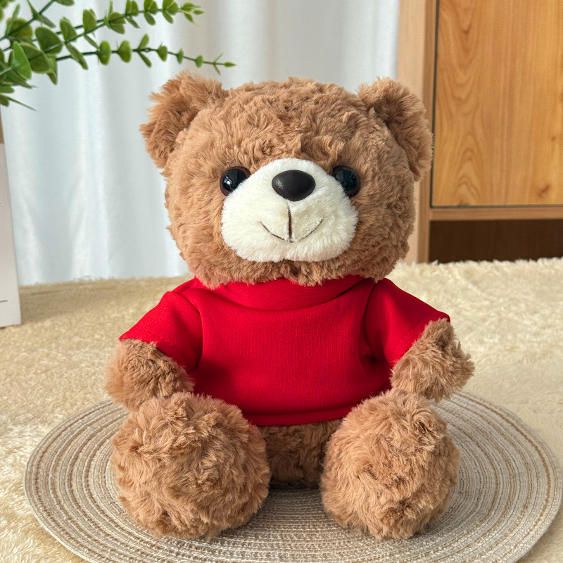 Transfronterizos Teddy Bear muñecas de peluche muñecas de tela regalo de graduación de chicas regalos de eventos logotipo imprimible