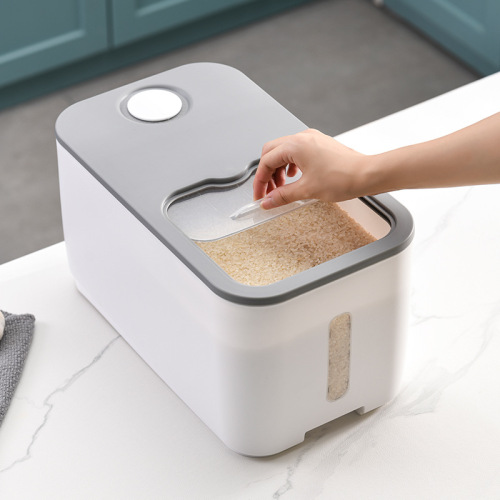  new push-pull rice bucket household kitchen rice grain storage insect-proof and moisture-proof sealed food rice storage box