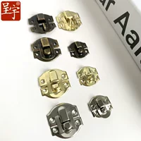 Chengyu Small Wooden Box with Lock & Accessories - Compact 2.9x2.7x0.4 cm, 0.004 kg, Multiple Styles