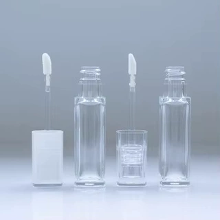 8.5ml 方形透明唇彩管 唇釉空管 化妆品包材厂家 唇釉分装空瓶