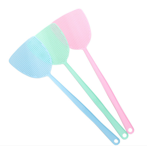 Colorful long handle large plastic fly swatter manual mosquito swatter mosquito swatter fly swatter mosquito swatter manufacturer wholesale