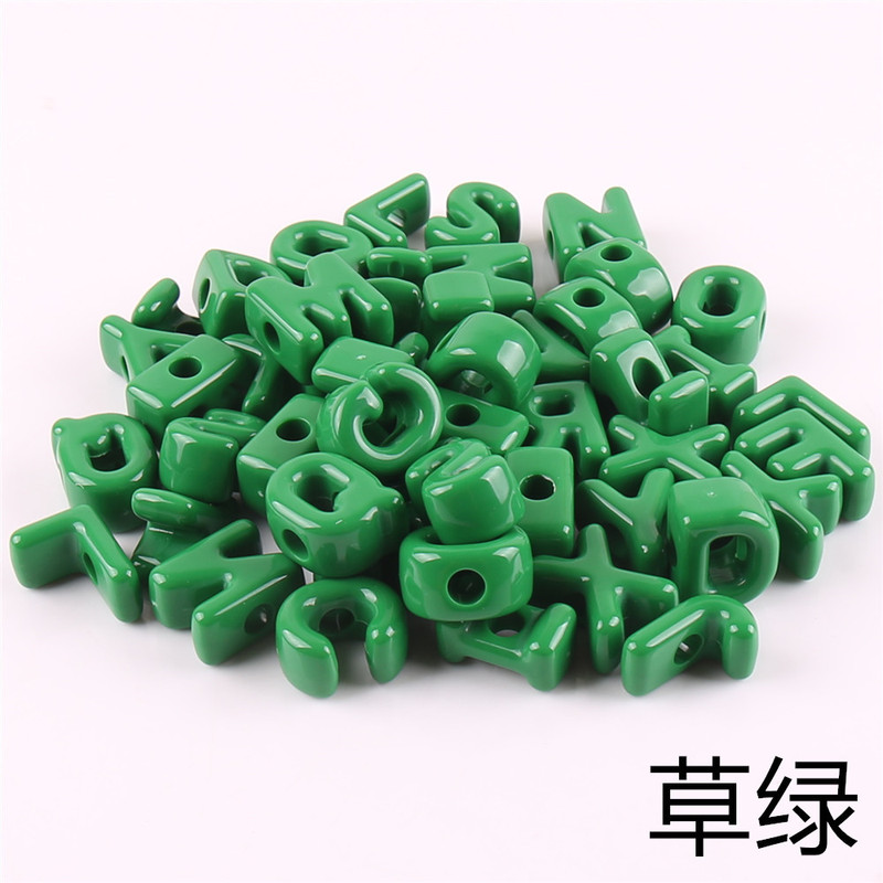 大穴レタービーズアクリル英語手作りビーズルースビーズ携帯電話チェーンペンダント diy 材料ジュエリーアクセサリー|undefined
