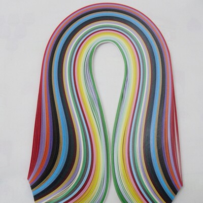 衍纸条 混彩26色 260条 3mm5mm 7mm10mm 衍纸材料 衍纸条彩色