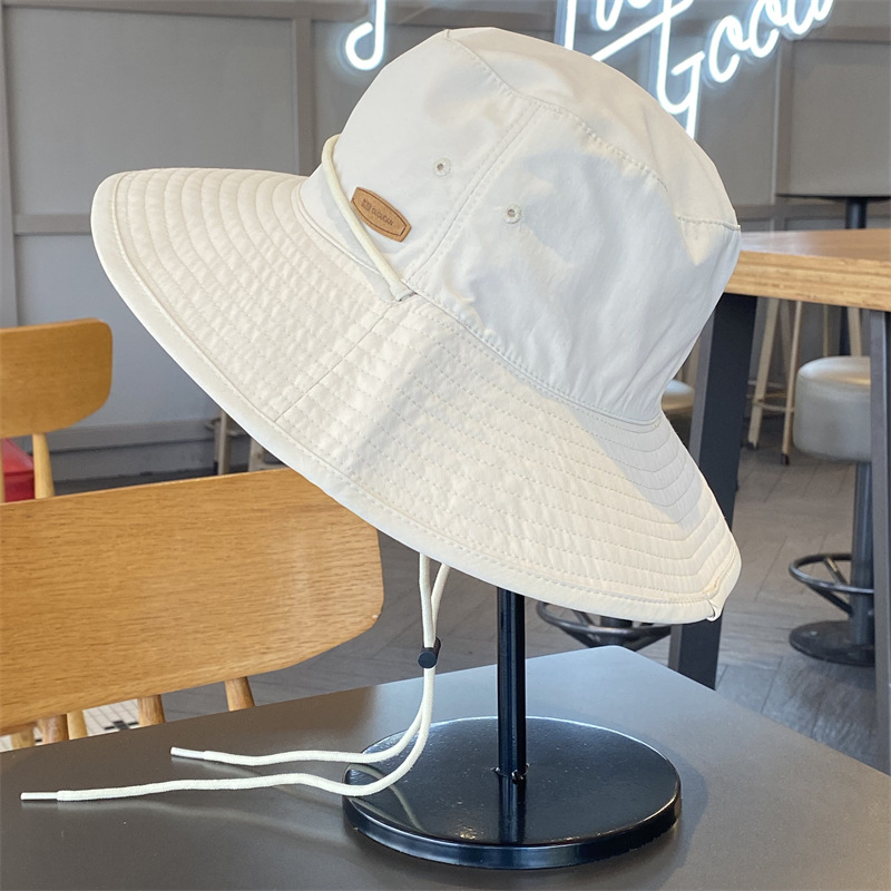 Sombrero de pescador simple de color sólido para mujeres primavera y verano viajes al aire libre ocio sombrero de vacaciones sombrero de sol hombre sombrero de montaña