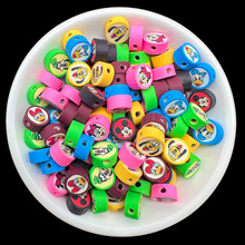 软陶粘土珠卡通款散珠饰品串珠diy配饰钥匙扣手机链制作配件材料